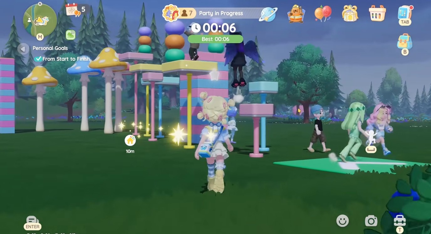 Heartopia Parkour Party