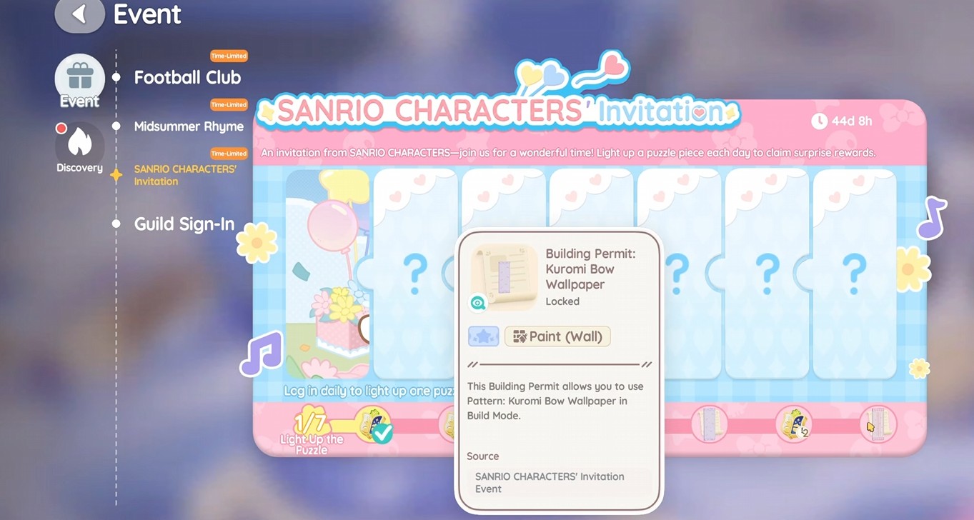 SANRIO CHARACTERS&rsquo; Invitation event