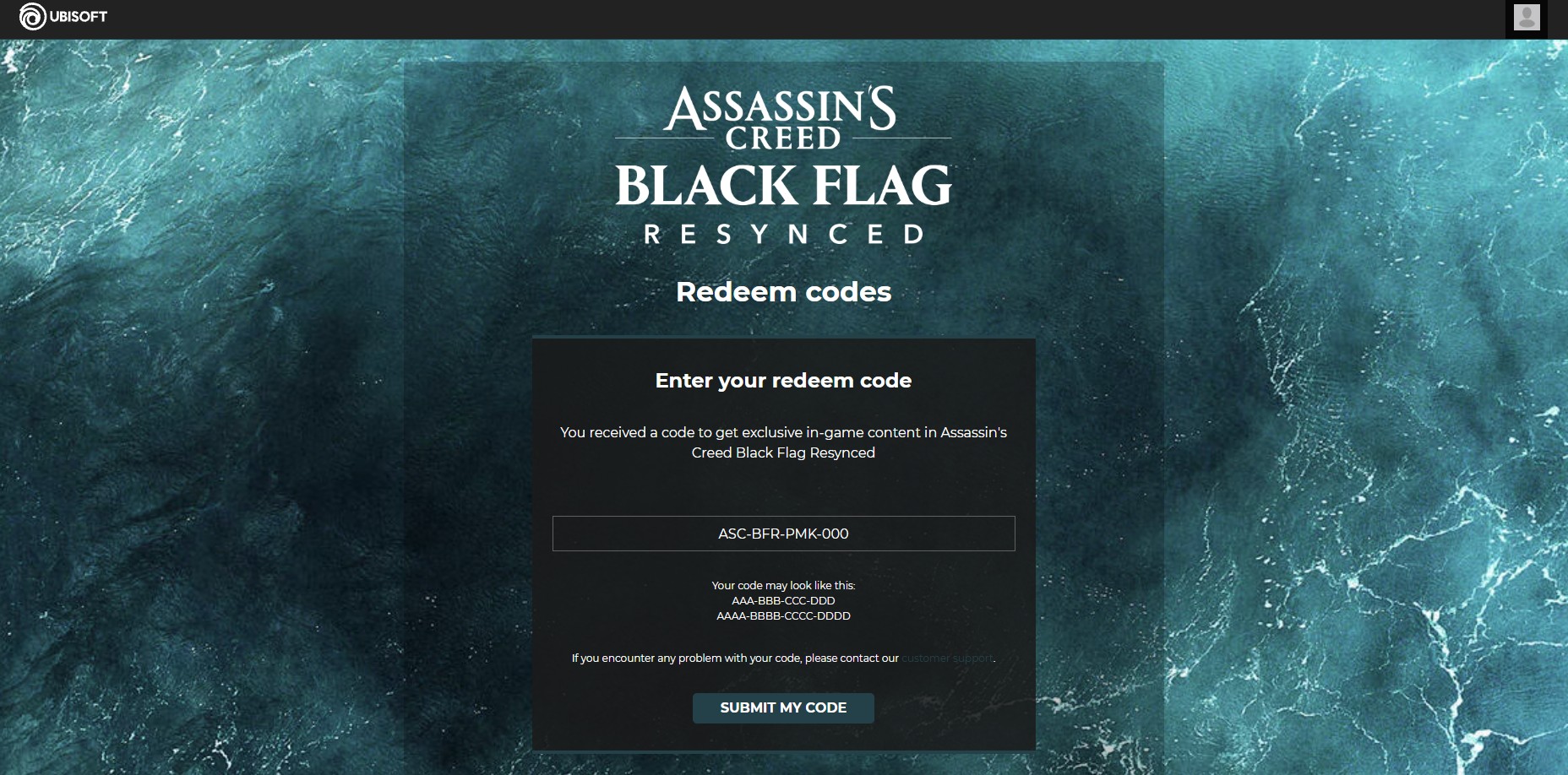 How to Redeem the Assassin's Creed Black Flag Resynced Free Monkey Code