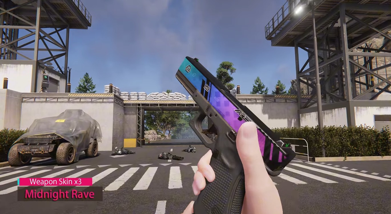 Weapon Skin ×3: Midnight Rave once human
