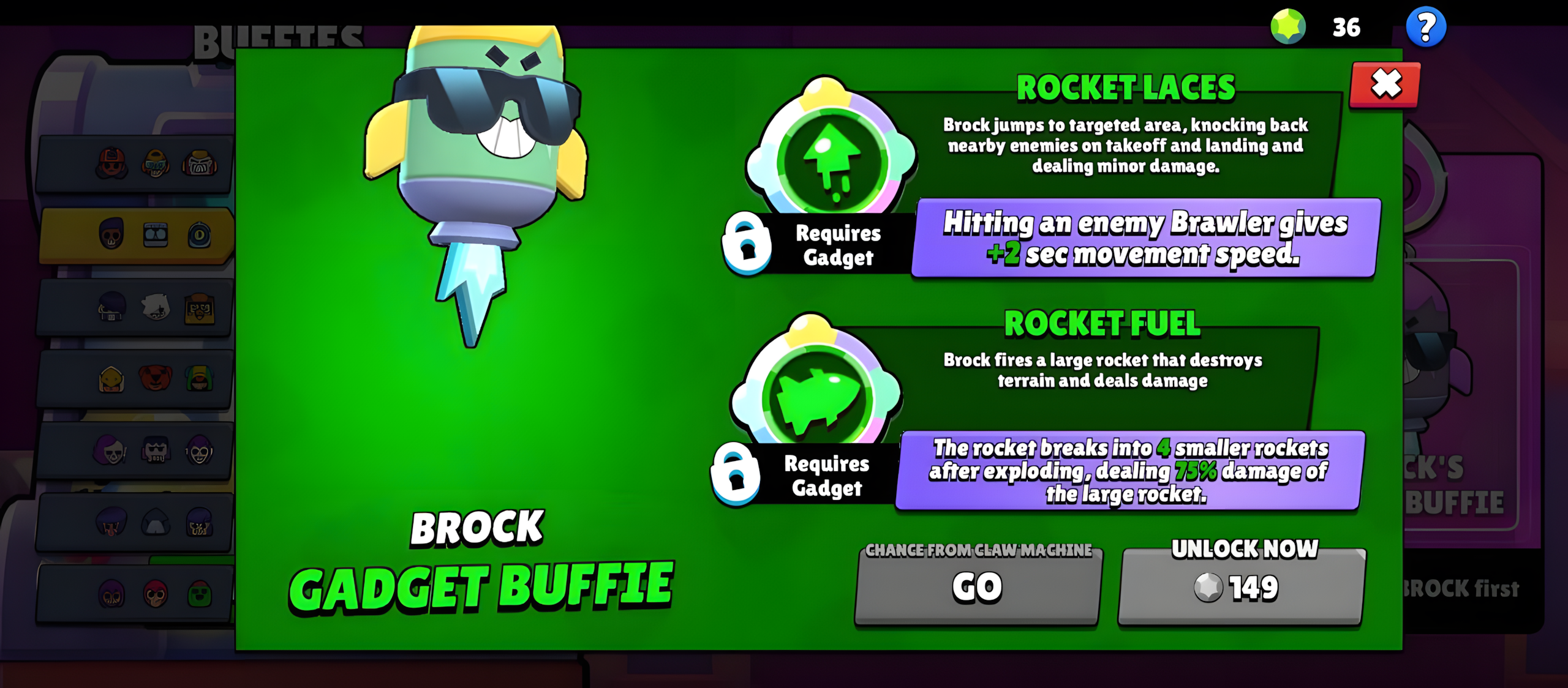 Brock Gadget Buffie