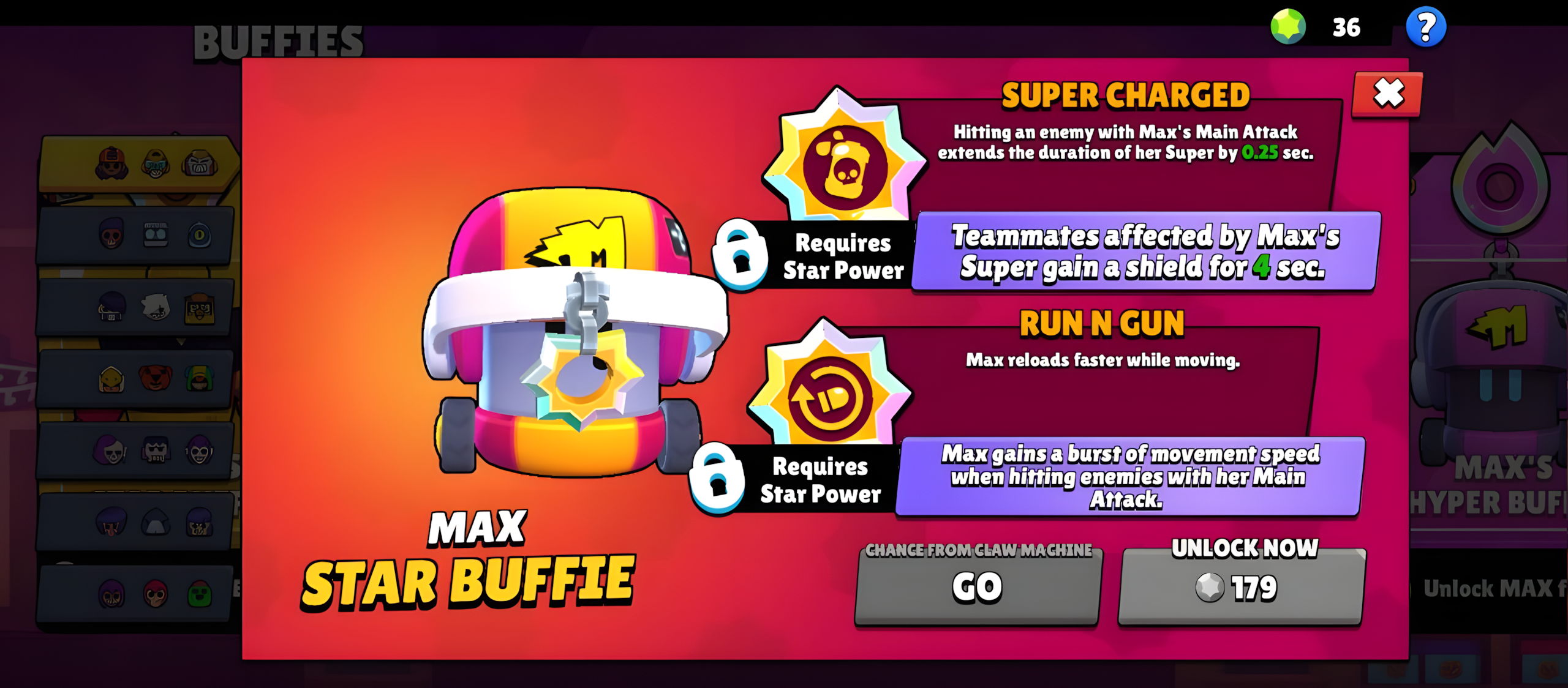 Max Star Buffie