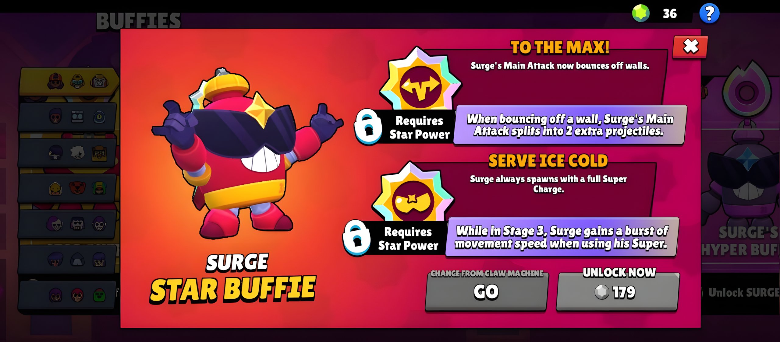 Surge Star Buffie