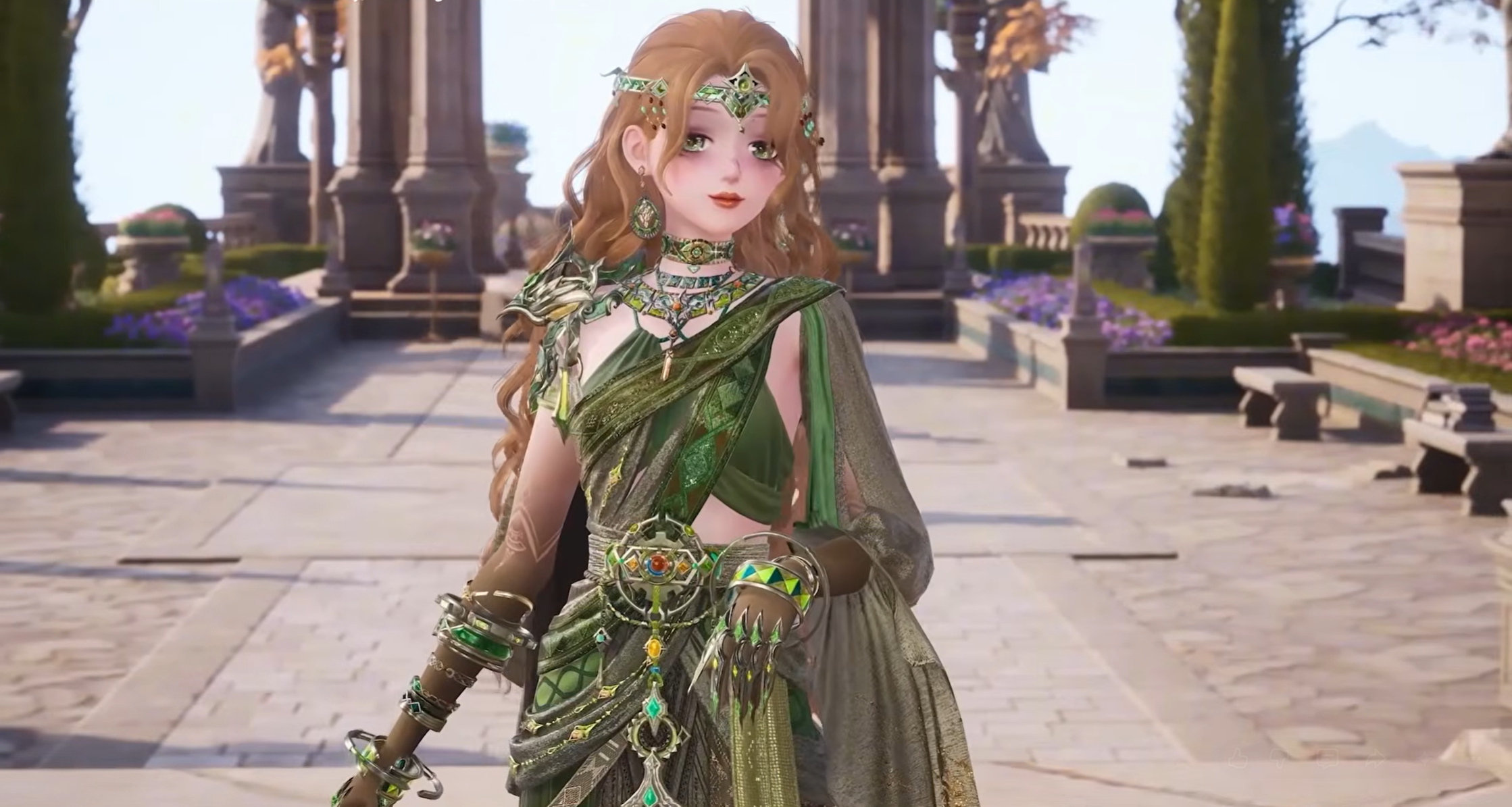 Hymn to Dusk Outfit First Evolution - Most Green