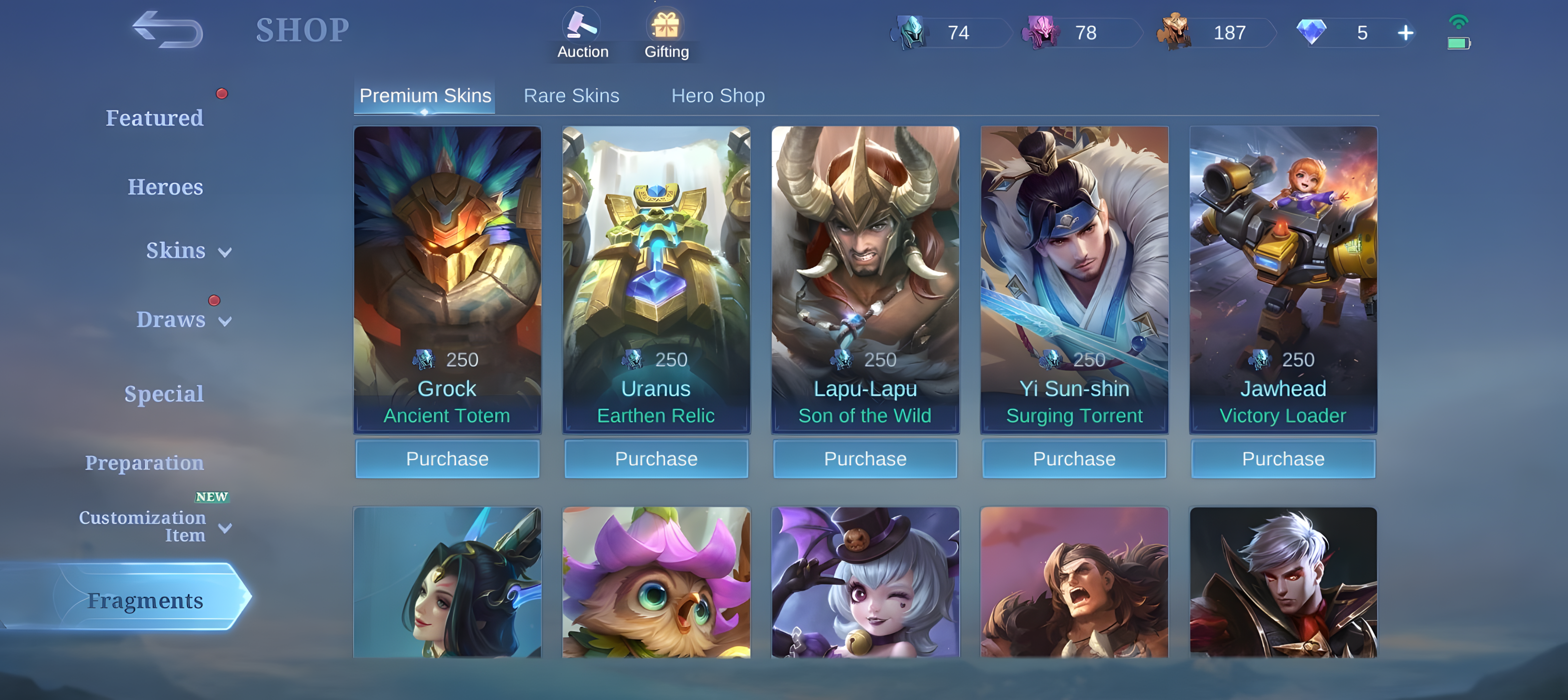 Fragment Shop