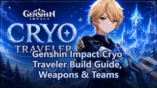 Genshin Impact Cryo Traveler Build Guide, Weapons & Teams