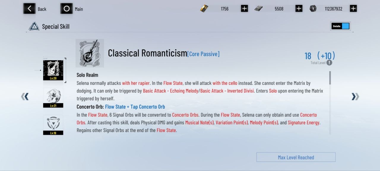 Selena: Pianissimo Skills: Core Passive(Harmonized)