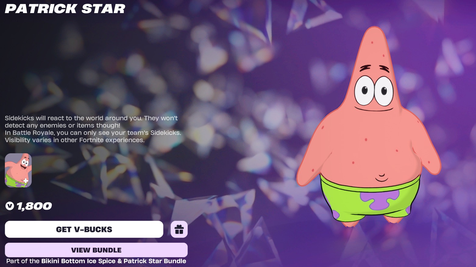 Patrick Star Sidekick