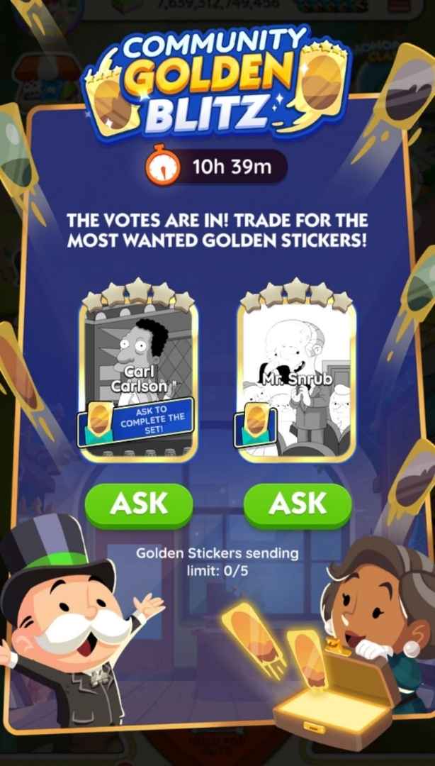 Gold Stickers, Golden Blitz and Trading Reality