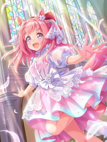 Haru Urara (SSR) Power Support Card