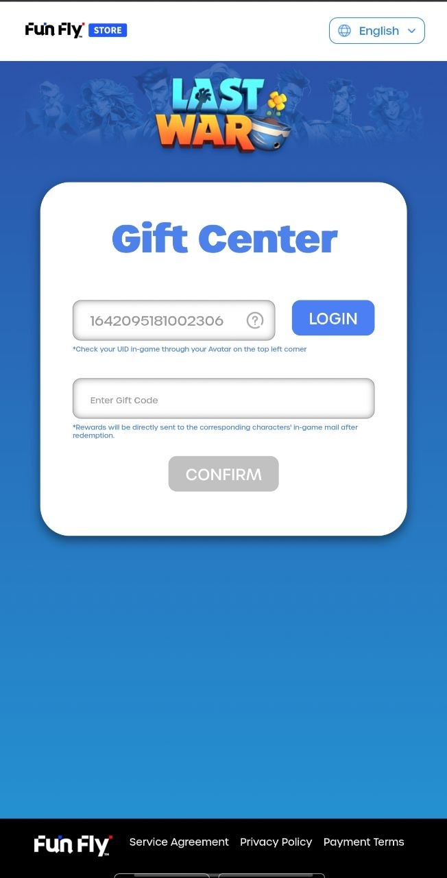 Last War: Enter Your UID
