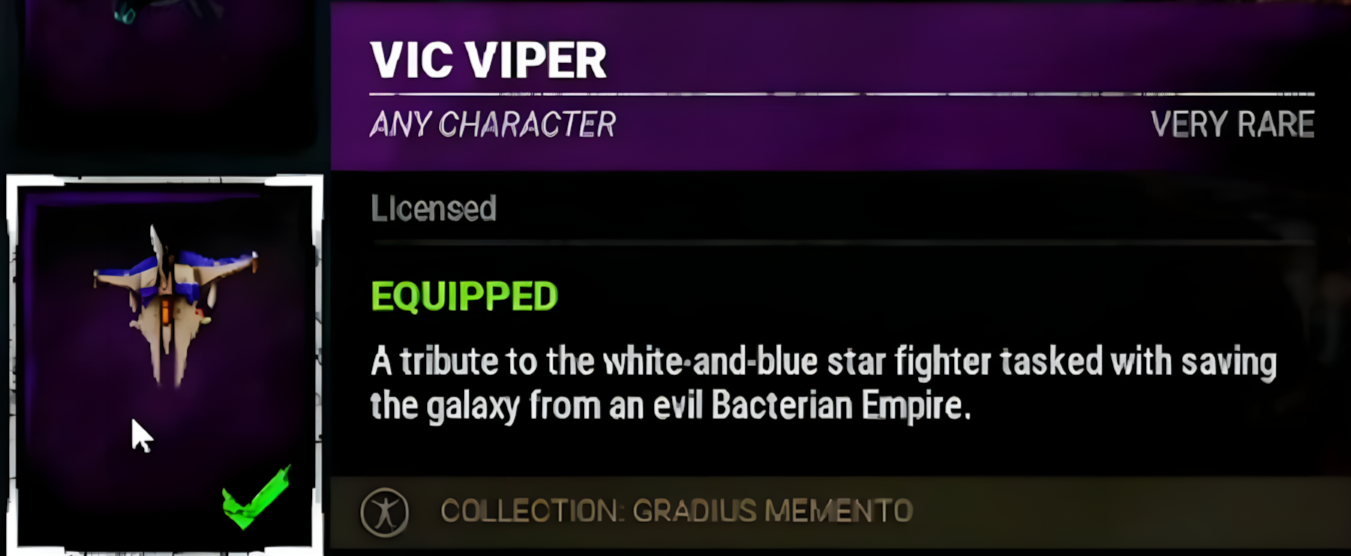 Vic Viper Charm