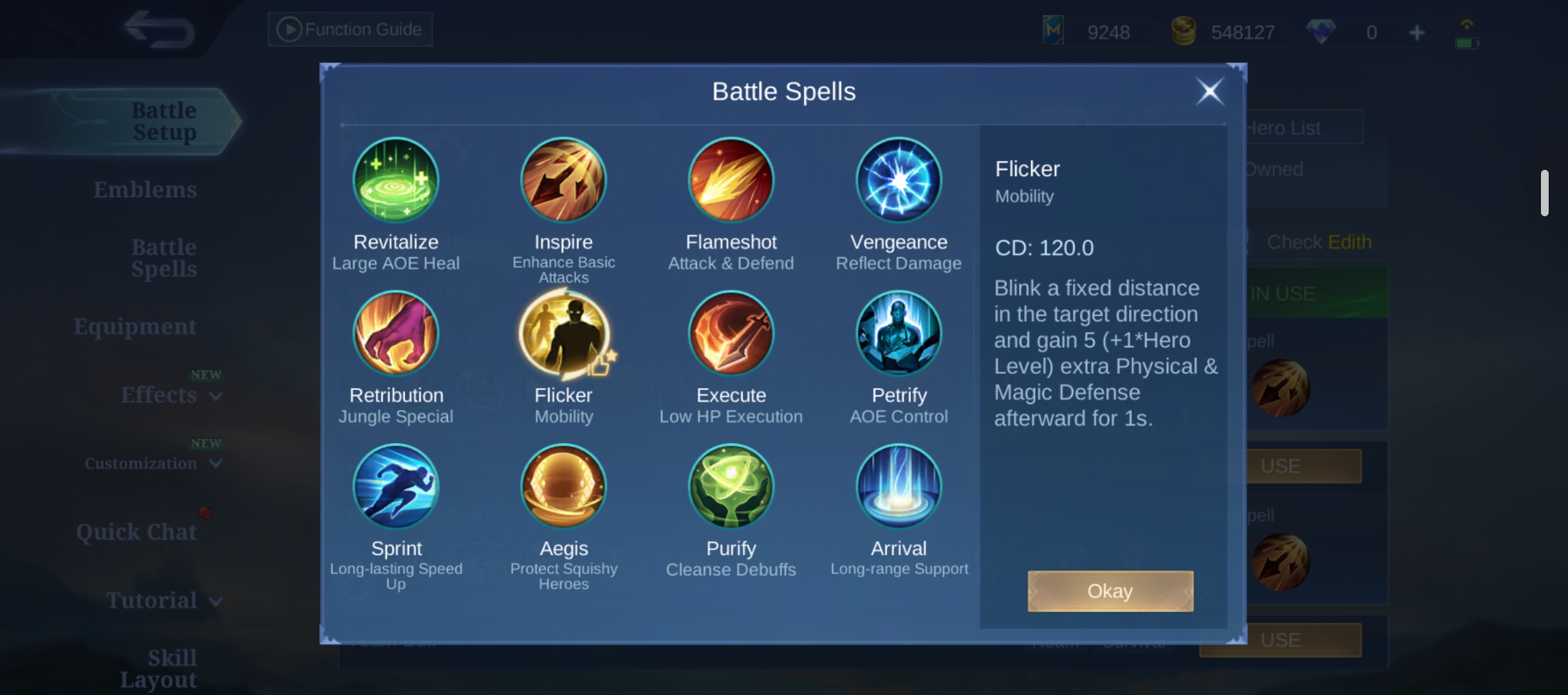 Best Battle Spells /Flicker (Best Overall)