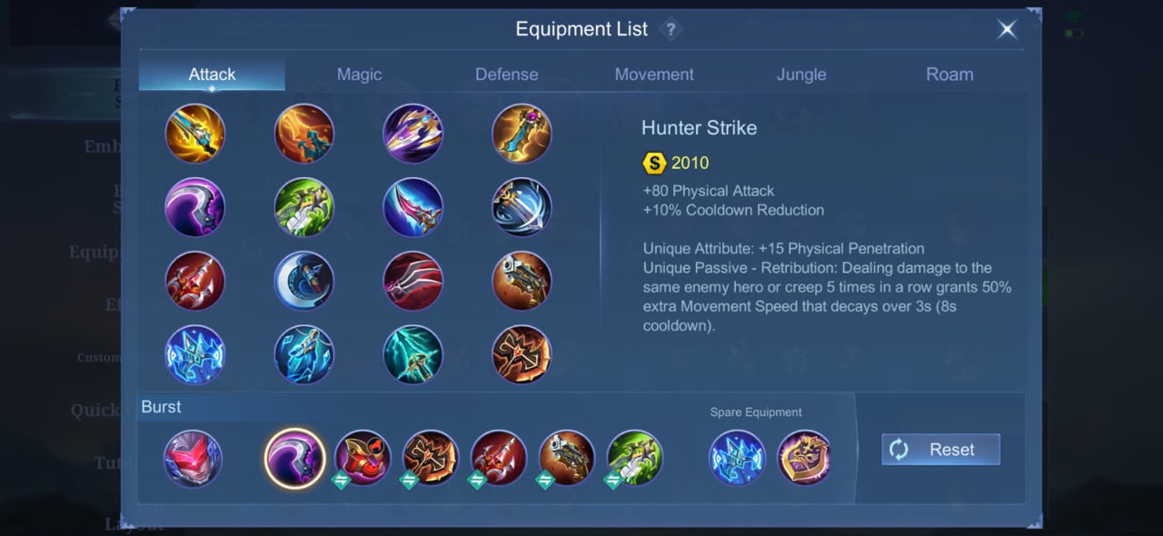 Saber Build
