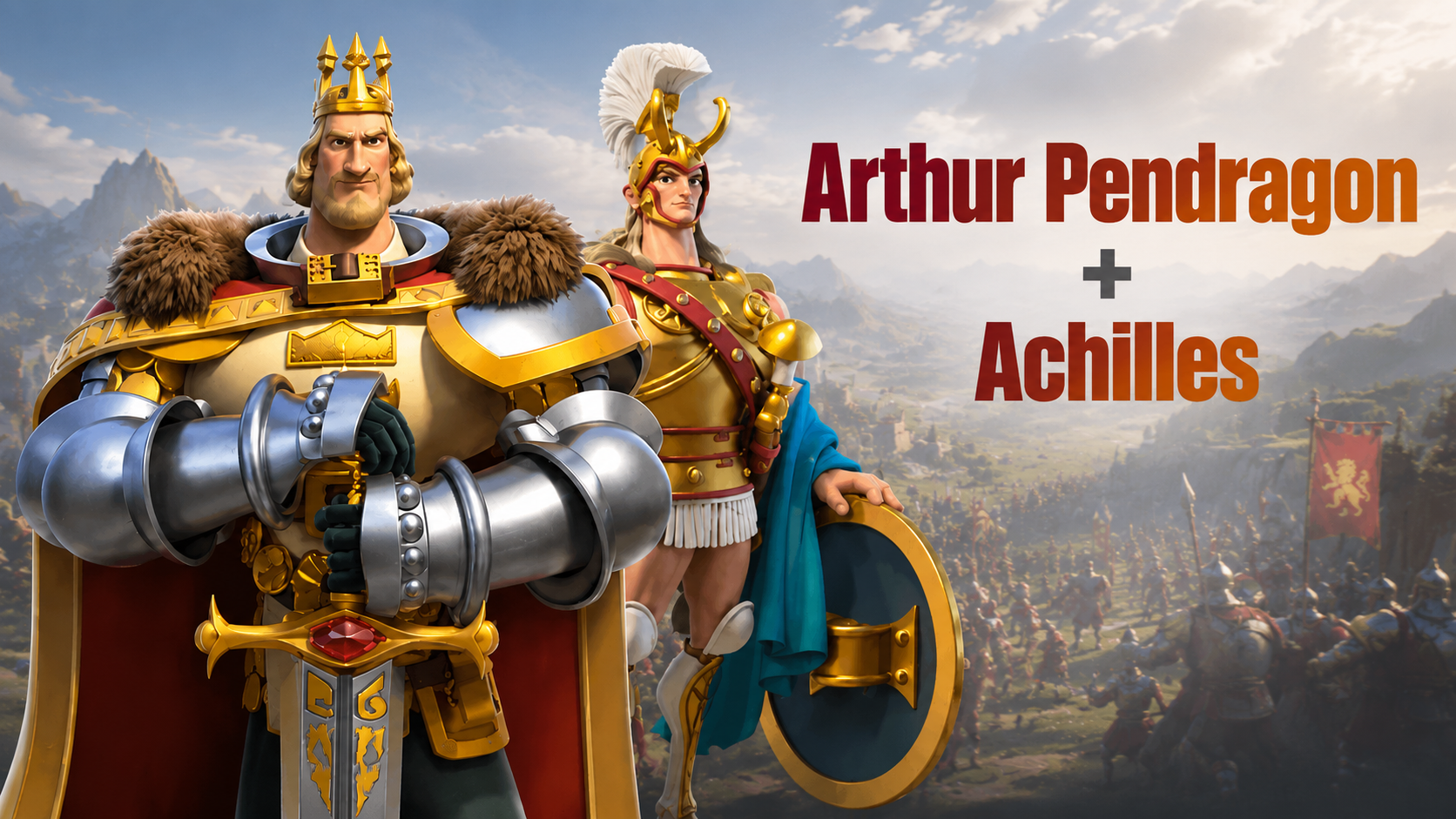 Arthur Pendragon + Achilles