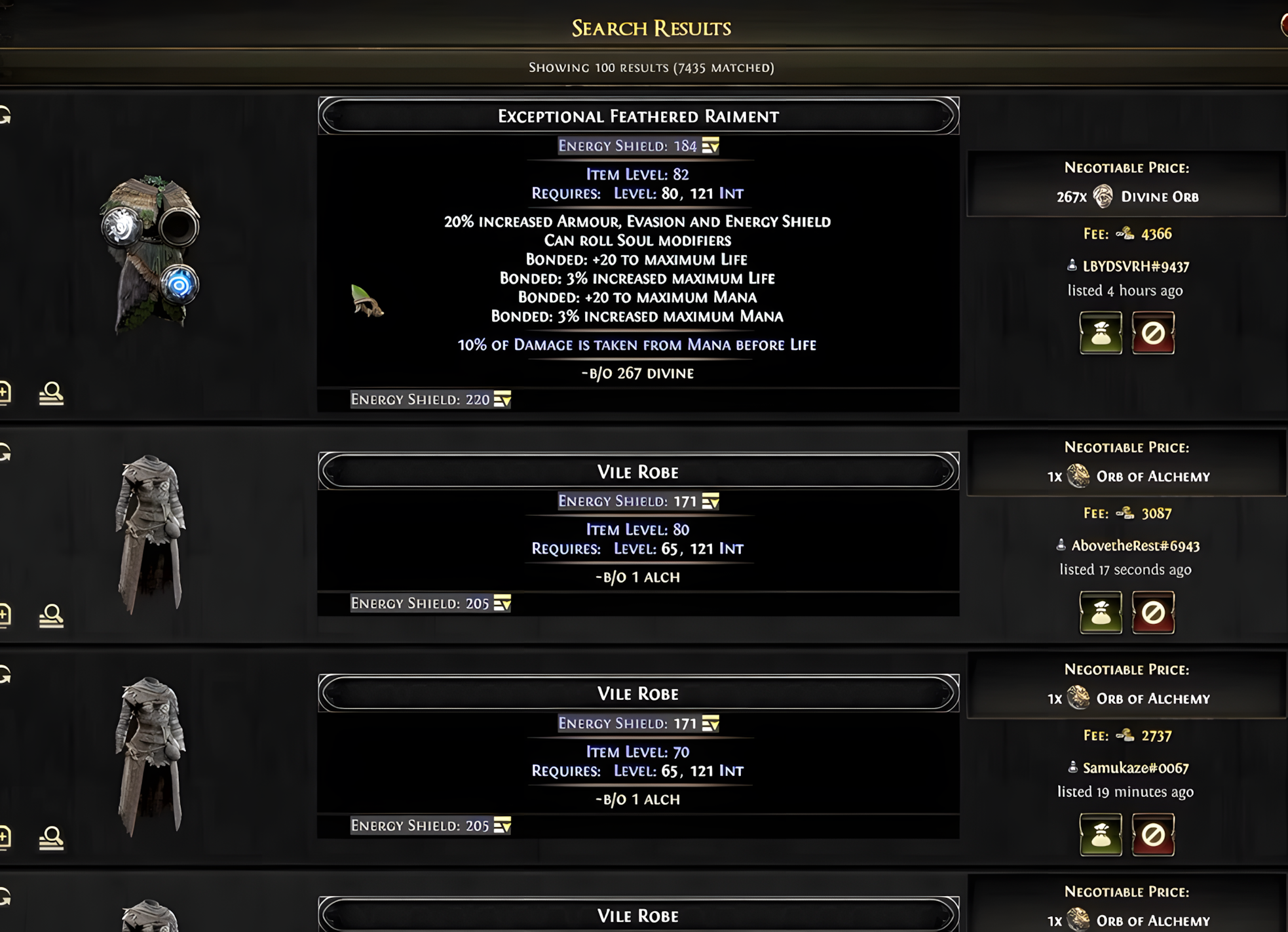 Base Items