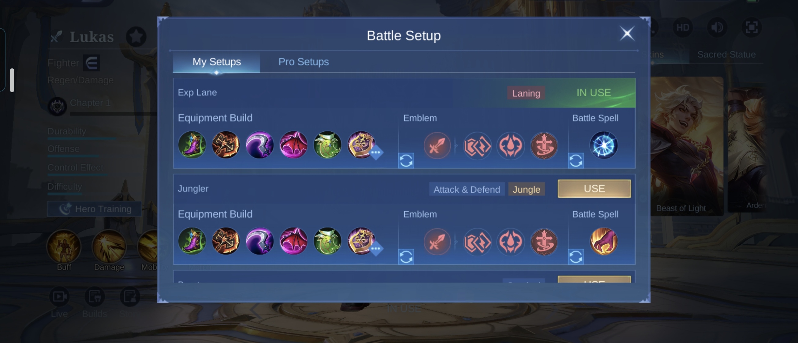 Final Lukas Build Recommendation
