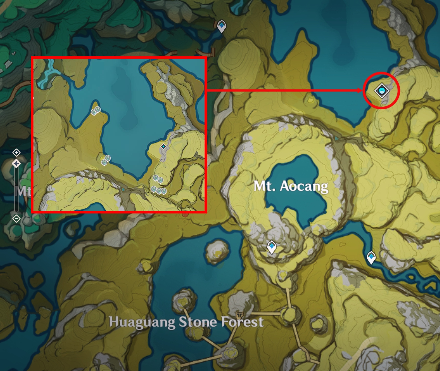 Liyue map